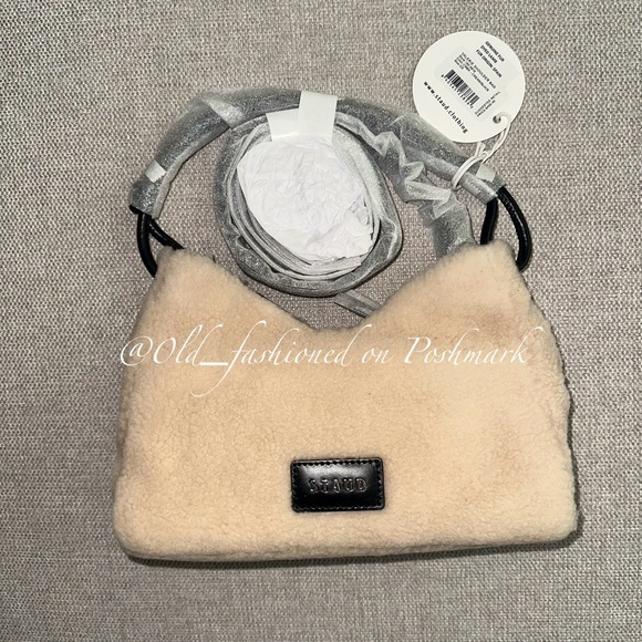 Price Firm - STAUD Shearling Valerie Bag - Picture 5 of 12